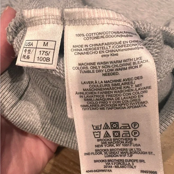 Brooks Brothers Gray Size M Q-Zip - Picture 4 of 4